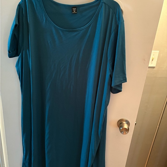 SHEIN Dresses & Skirts - SHEIN Teal Curve Tshirt Dress size 4x